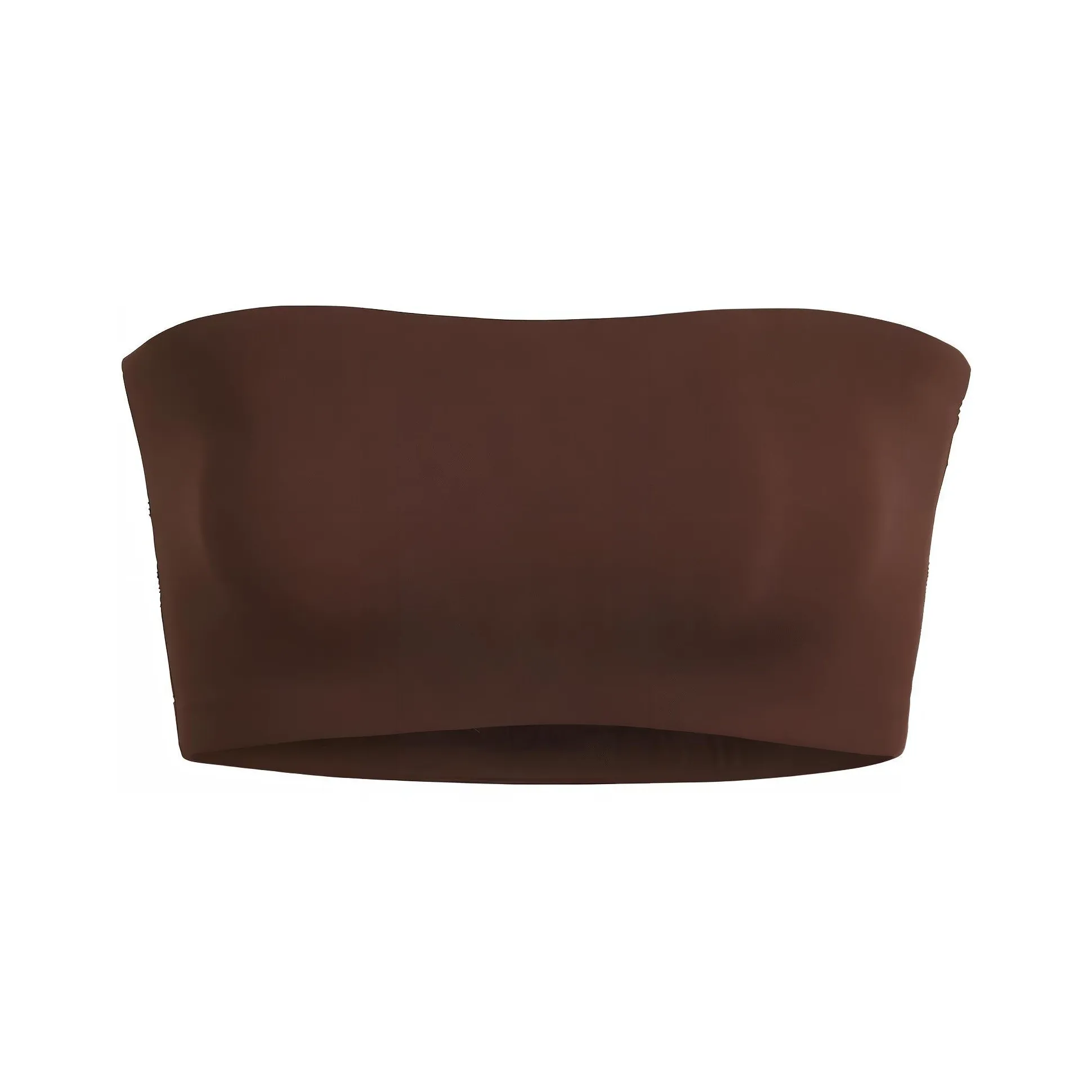 SKIMS FITS EVERYBODY Бандо Без бретелей Топ Женский Какао Какао