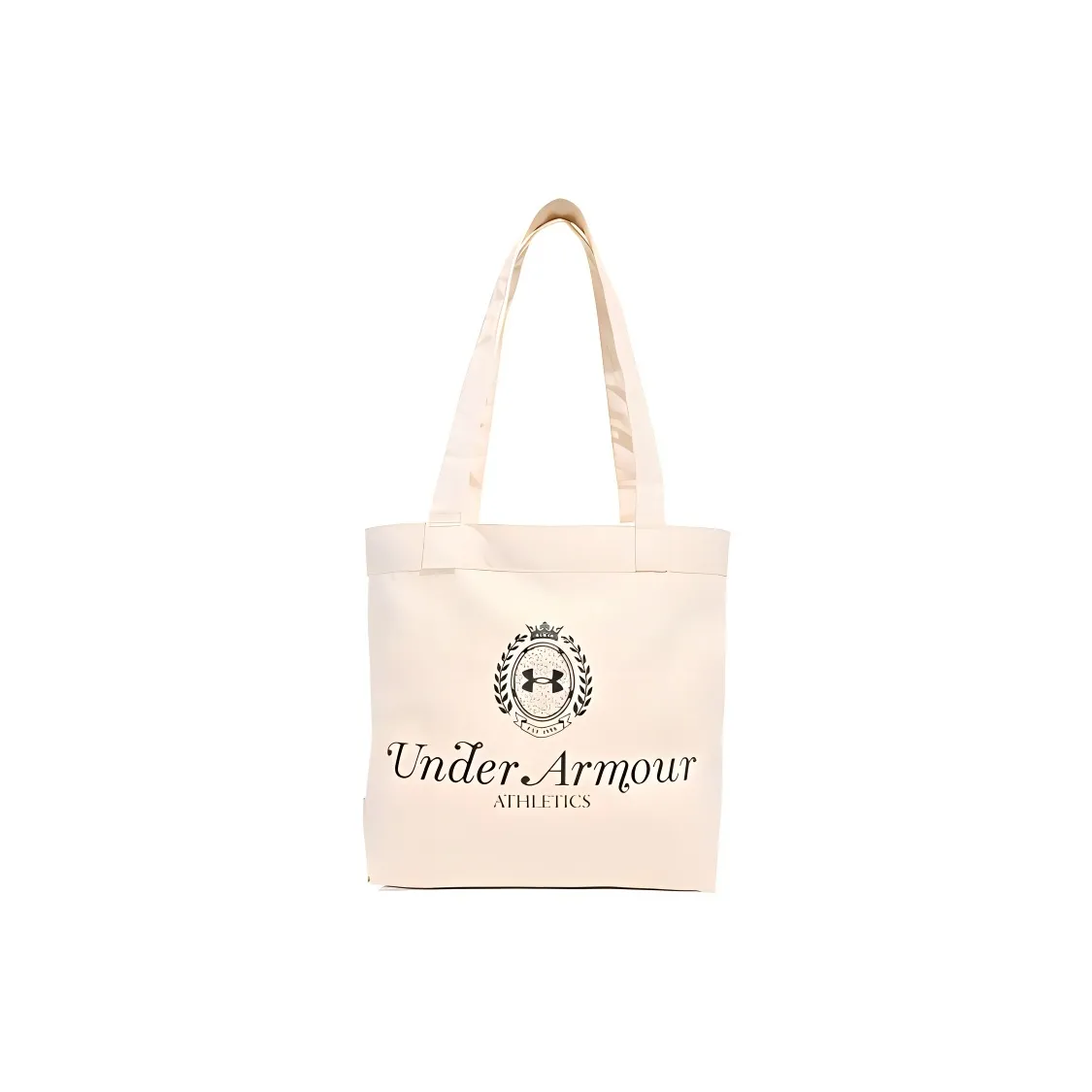 Under Armour Cotton Tote Bag, Shopping Bag, Handbag, Shoulder Bag Women's Beige & Black