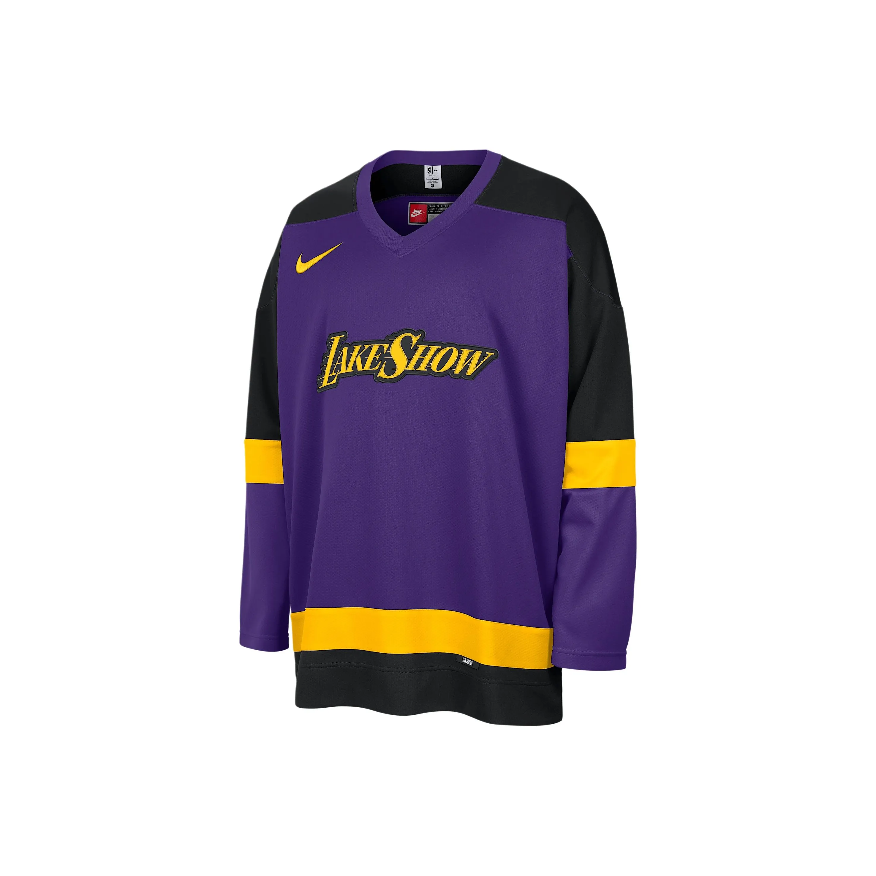 Nike Los Angeles Lakers City Edition Men's Nike Nba Hockey Jersey