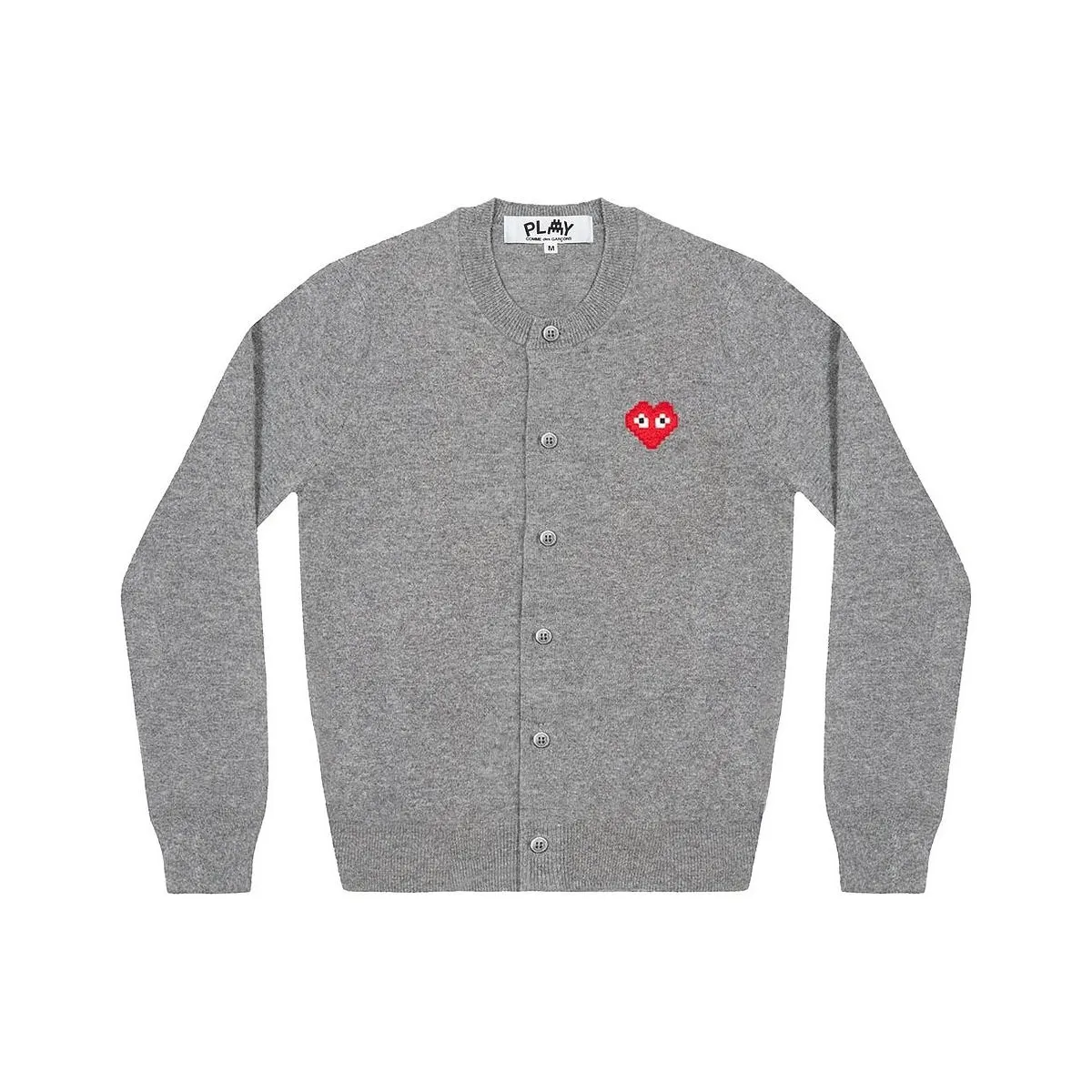 CDG Play CDG Play X INVADER Pixel Series Knitwear Women's Gray