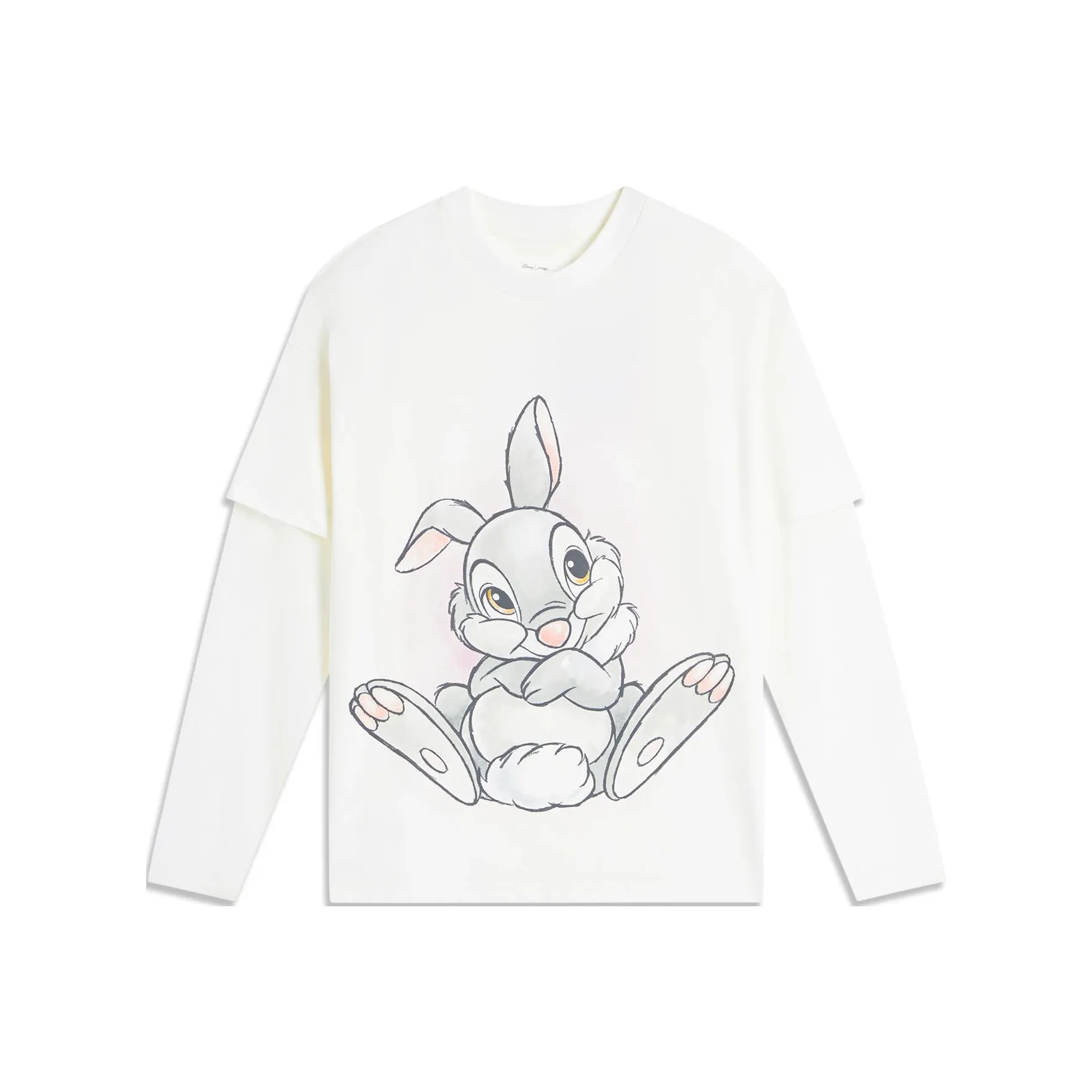 LiNing x Disney Sports Life Collection T-Shirt Женская Айвори