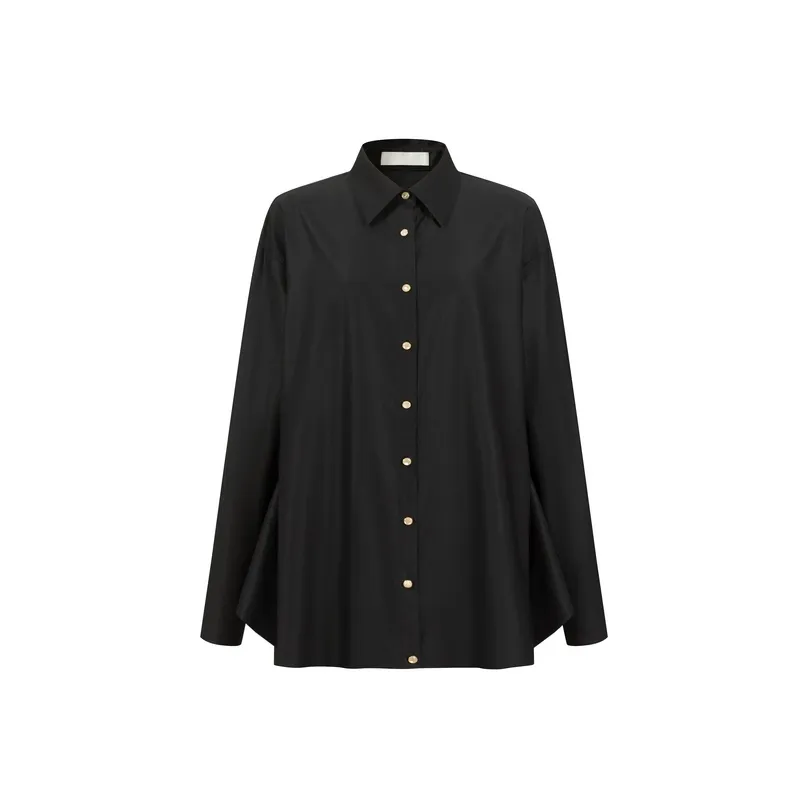 Three Quarters Рубашка Женская Черная