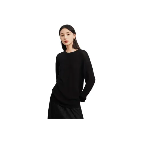 TKY SHOP Черный Женский Трикотаж