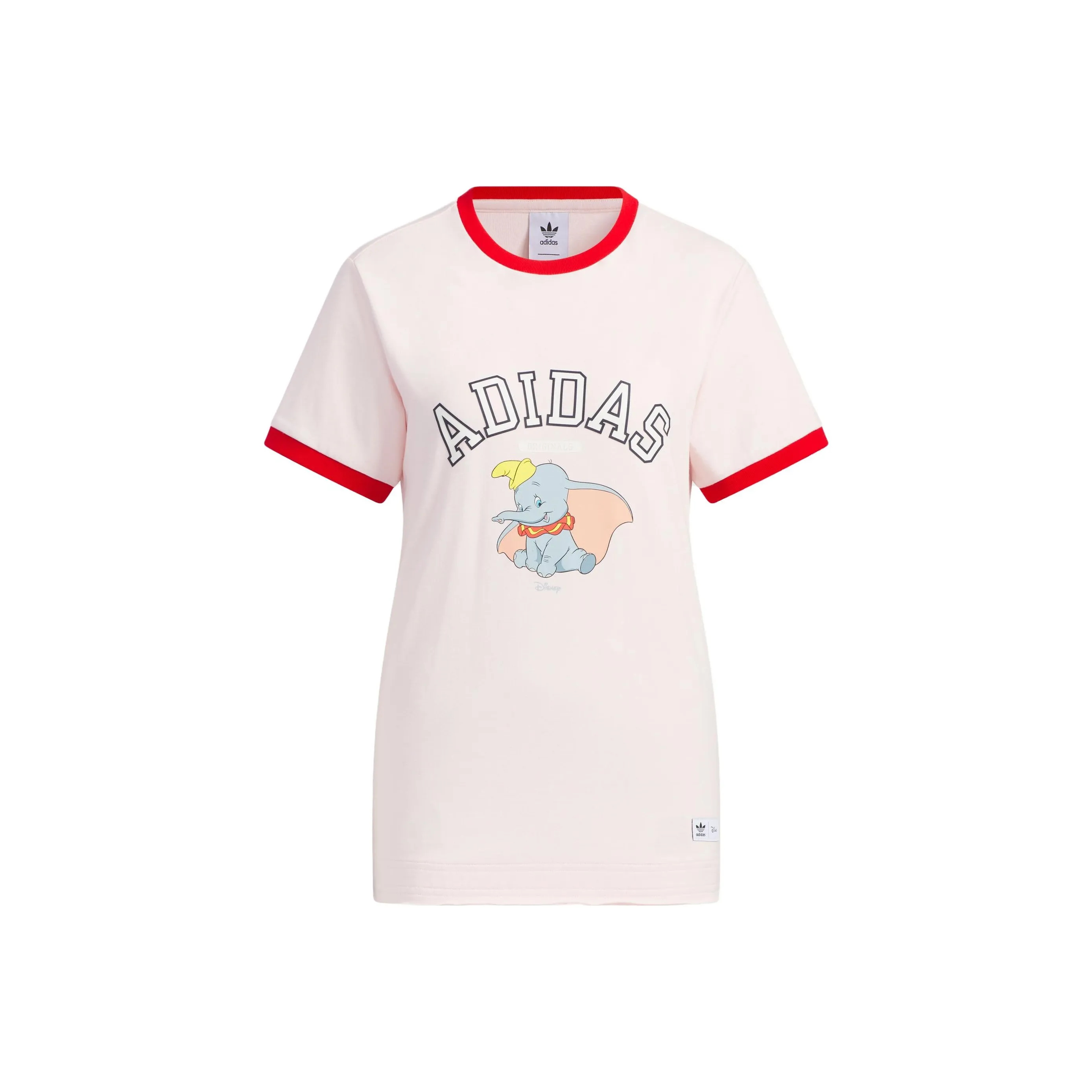 Adidas Originals x Disney Set in Sleeve T Shirt Women's Pink