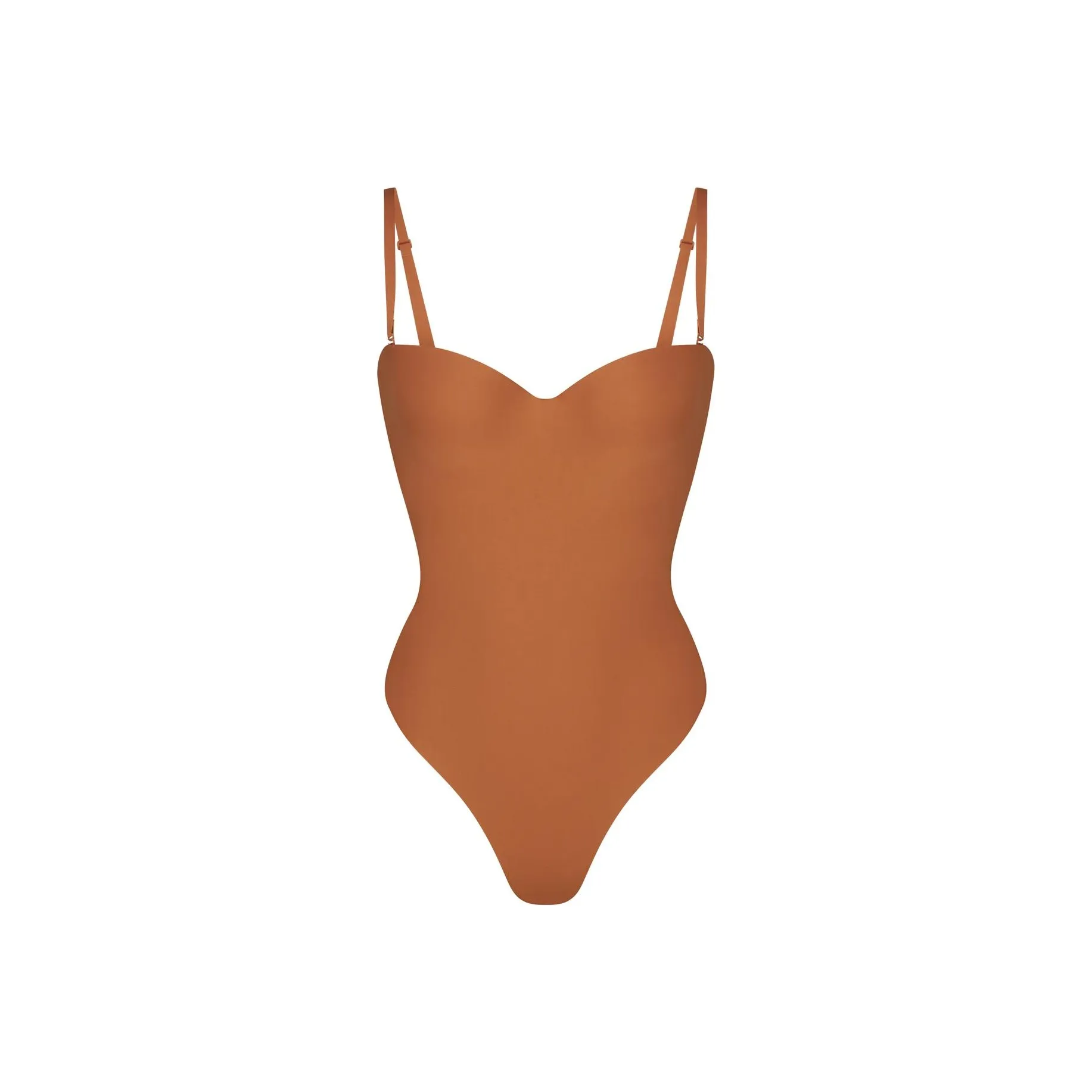 SKIMS BODY UNDERWIRE THONG BODYSUIT Jumpsuit Women's BRONZE/Bronze