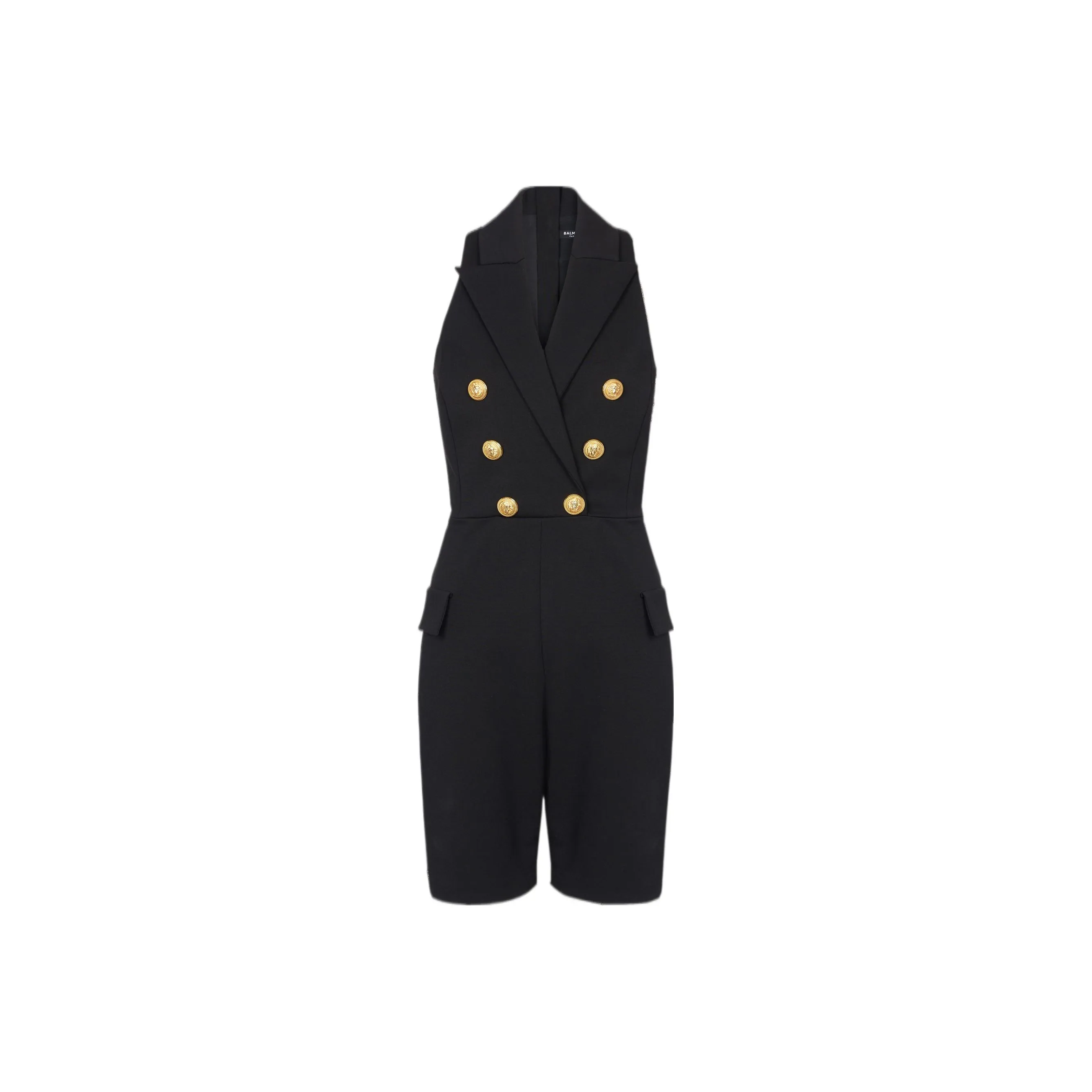 BALMAIN Peak lapels Double breasted Playsuit