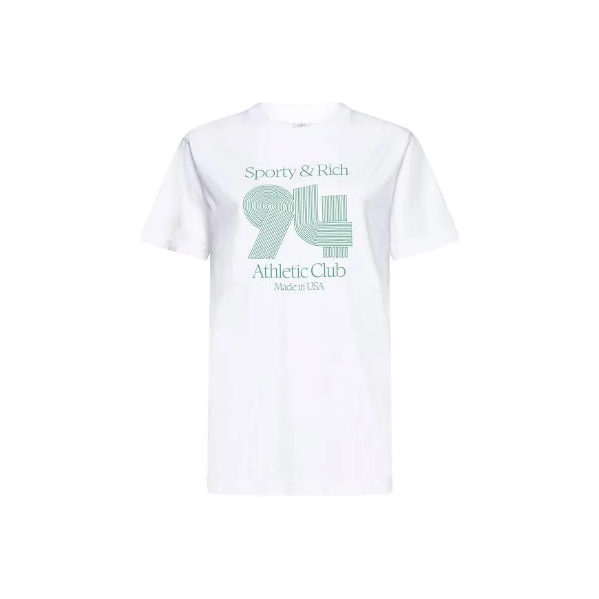SPORTY & RICH 94 Athletic Club Cotton T shirt