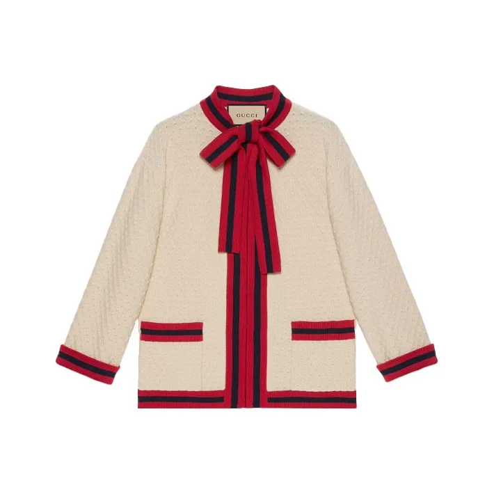 GUCCI Jackets Coats Women's White
