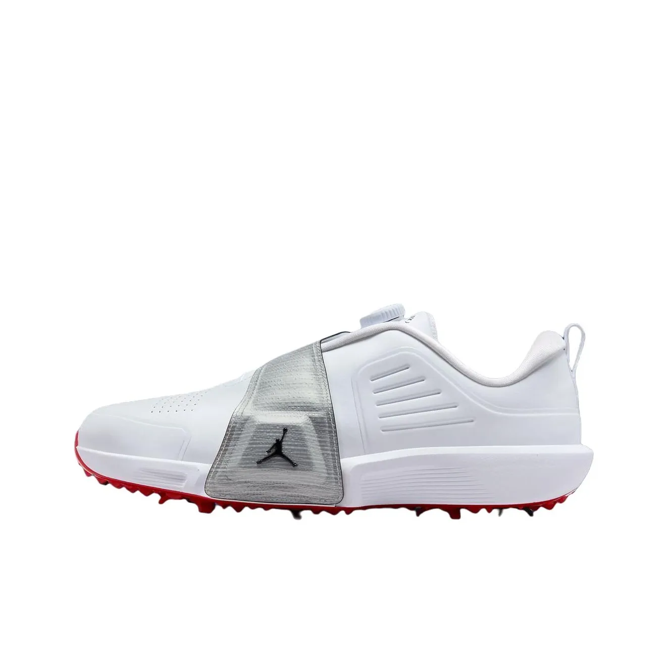 Jordan Air REV Нижняя юбка Устойчивая к истиранию Низкий топ Обувь для гольфа Мужская Белый Серебряный