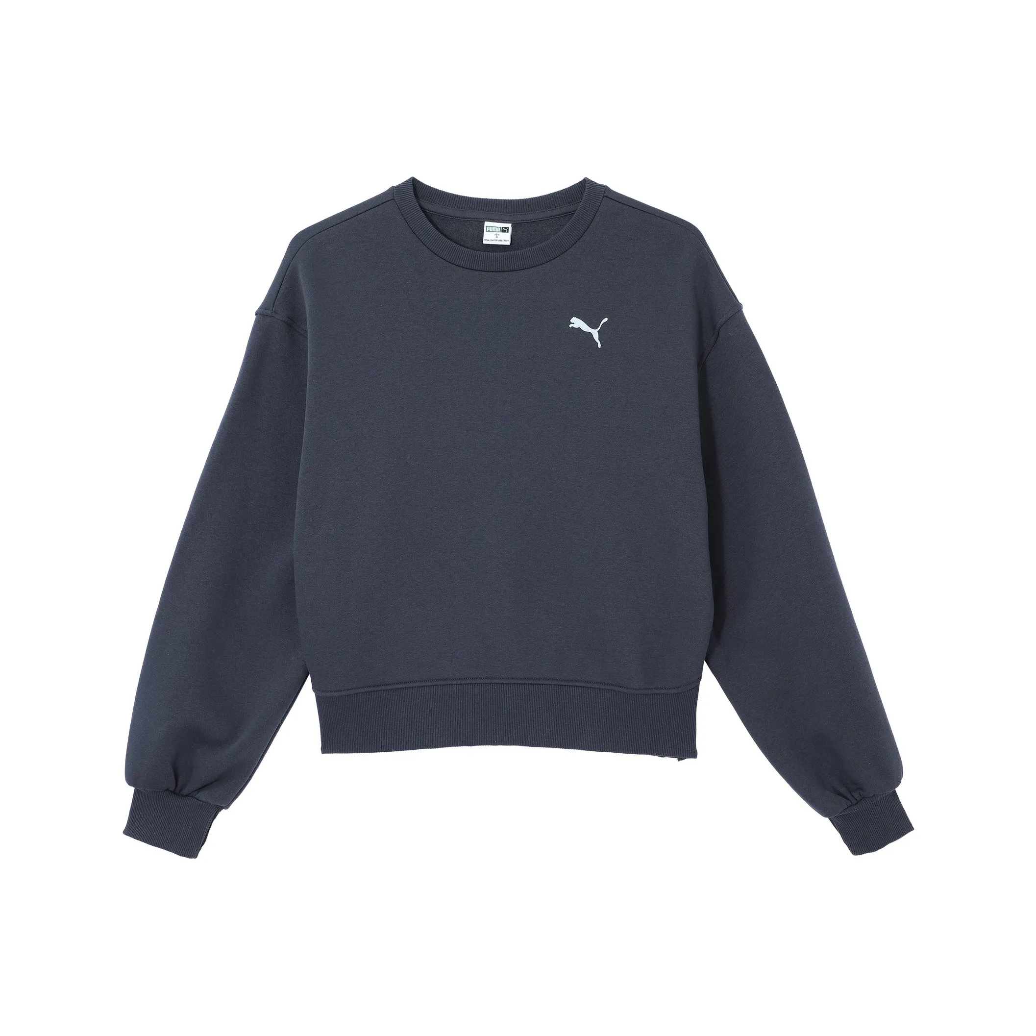 PUMA FOREVER FASTER TB Crew W Толстовка Женская Темно-Серый