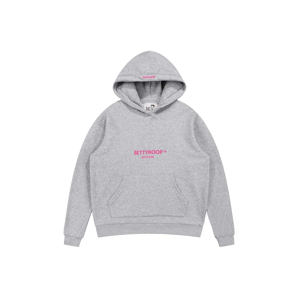 Betty Boop Серый Женские Свитшоты