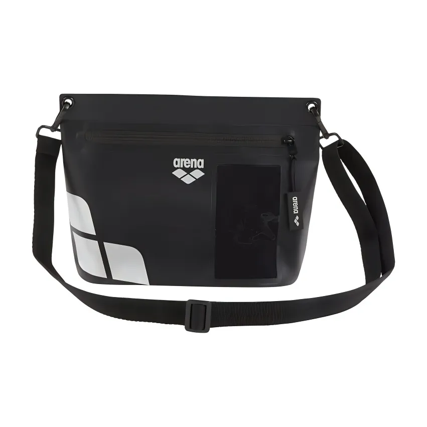 Arena Водонепроницаемая тканевая сумка через плечо сумка на плечо стандартная унисекс черная