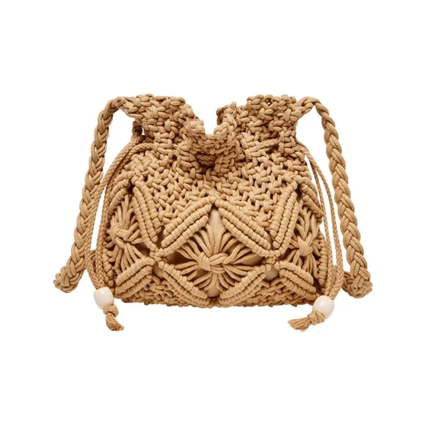 15 MINS Ткань Ведрообразная Сумка Плечевая Сумка Стандартная Женская Хаки