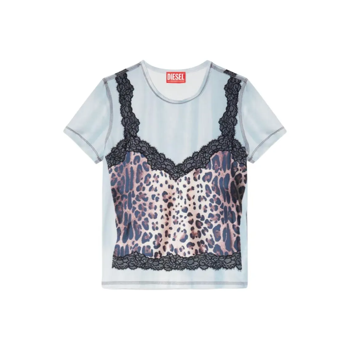 DIESEL Синие Женские Футболки