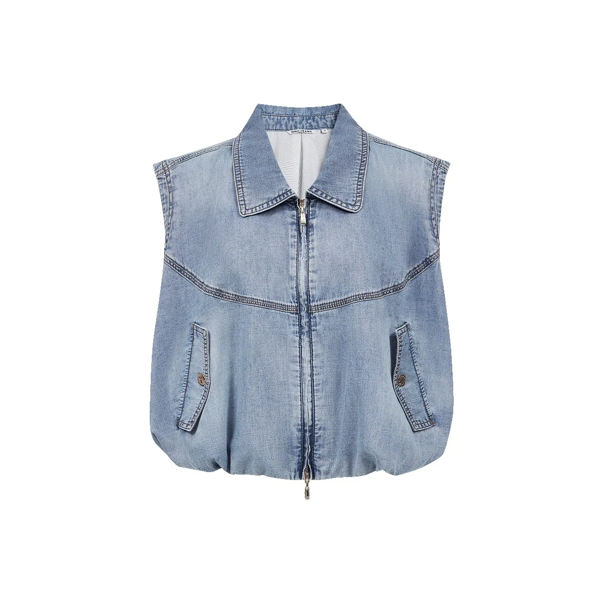 Only Джинсовый синий Женские Рубашки