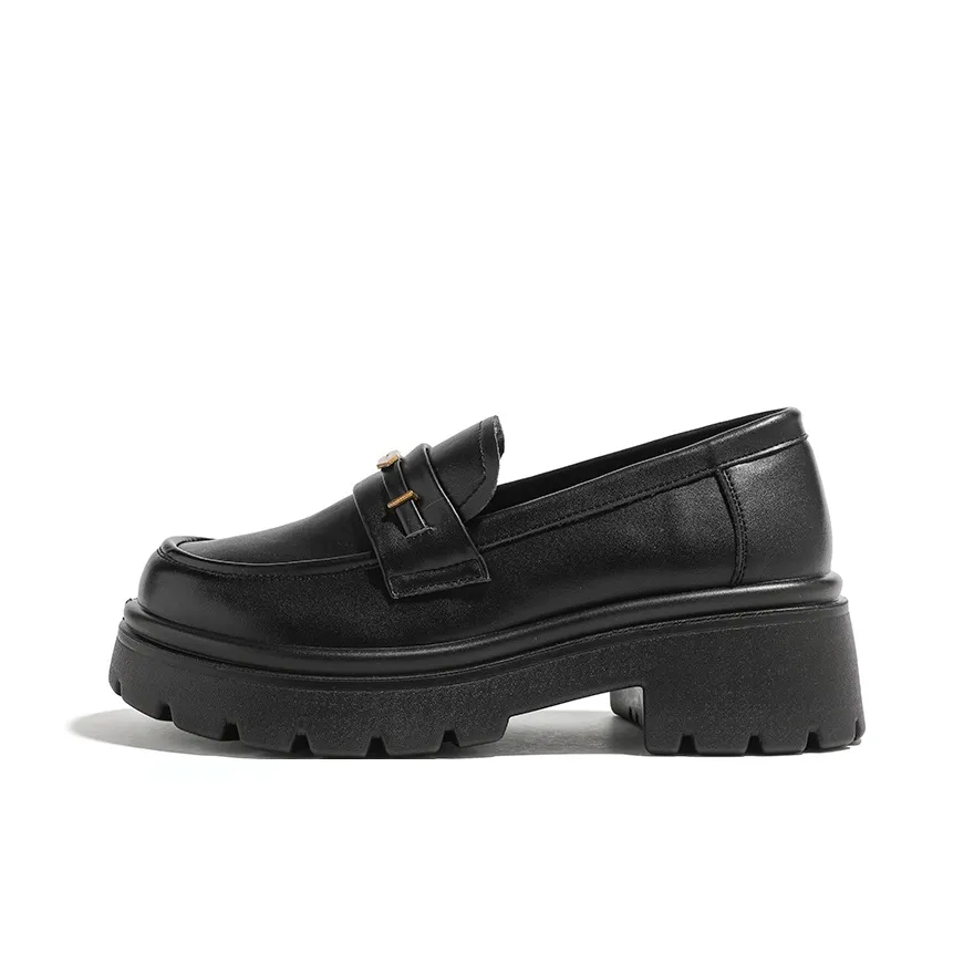 HUANQIU Лоферы Черные Женские