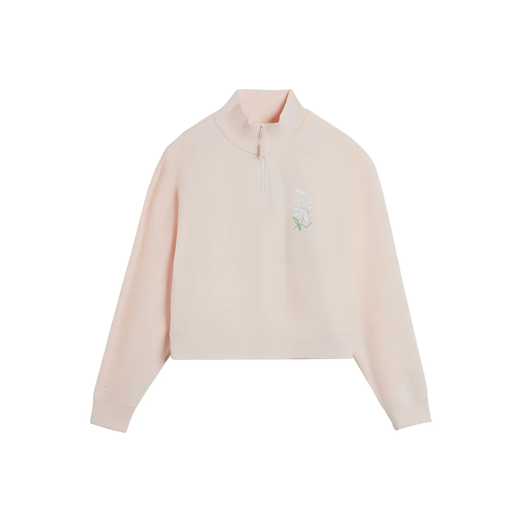 PUMA Свитшот Женский Светло-Розовый