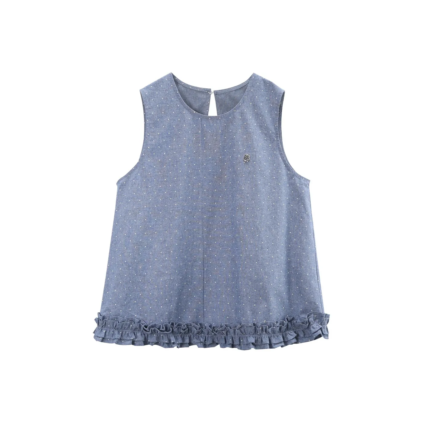 A paradise for awakening Майка Женская Джинсовая Синяя