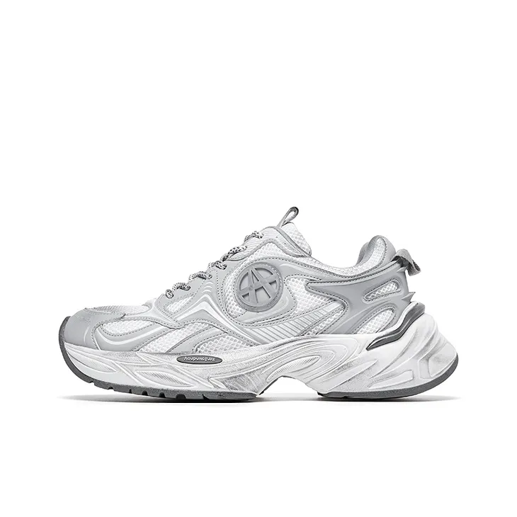 Acupuncture визуально увеличивает рост устойчивый к истиранию легкий и дышащий низкий топ кроссовки с толстой подошвой для мужчин