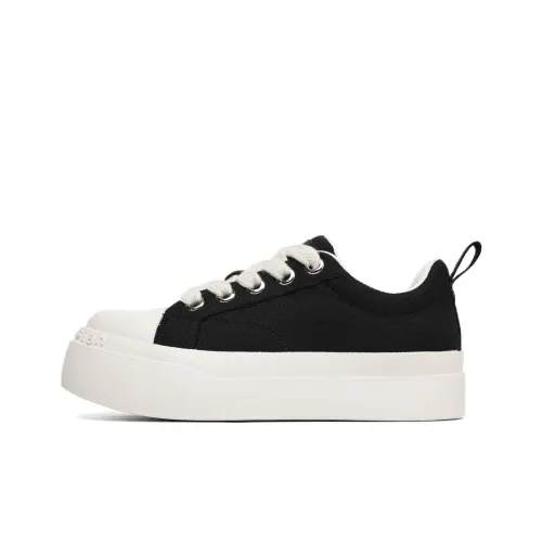 Mo Xu Кроссовки для скейтбординга Low Top Черные Унисекс