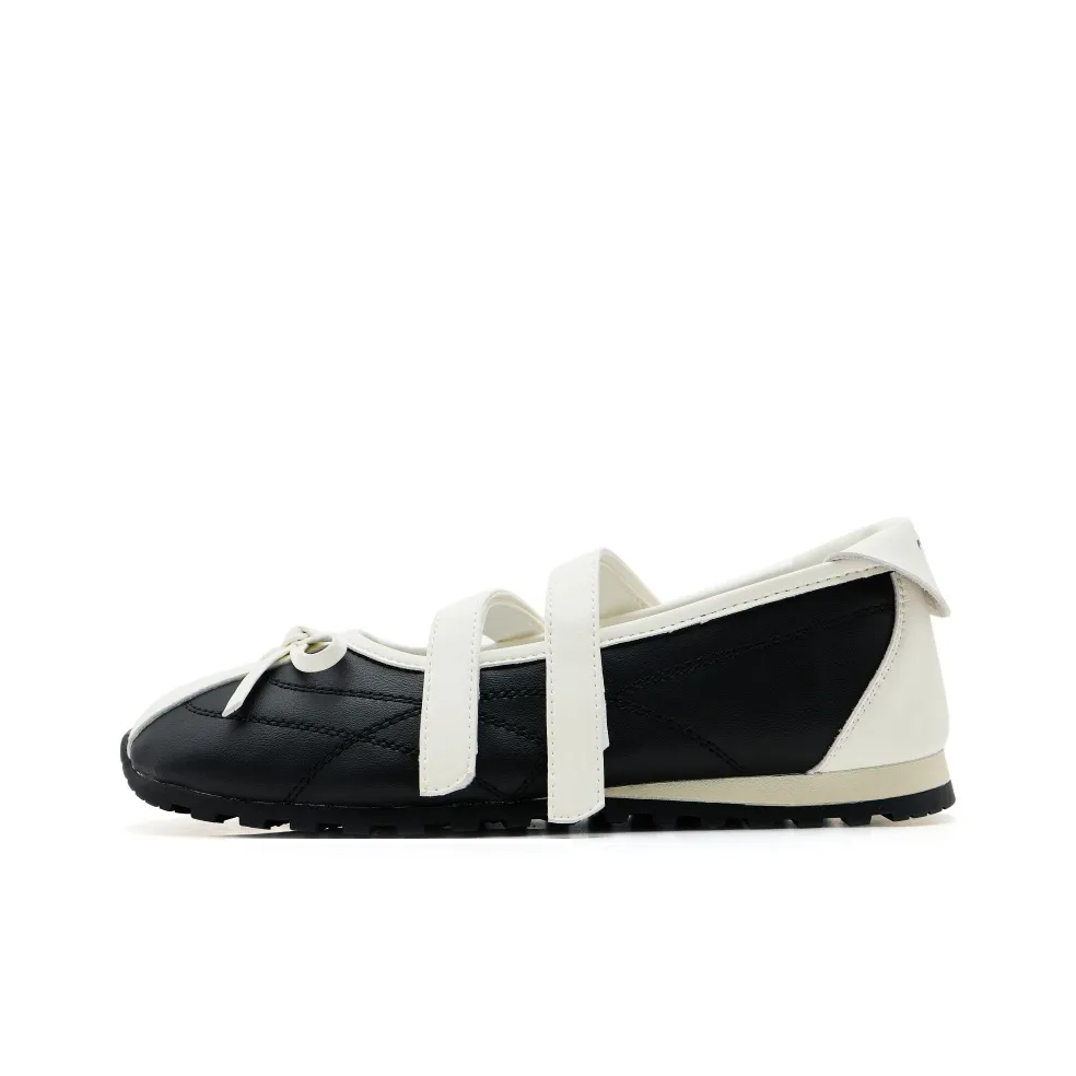 HERLOOK Twin Балет Квадратный носок Тонкая подошва Легкие туфли Мэри Джейн Женские