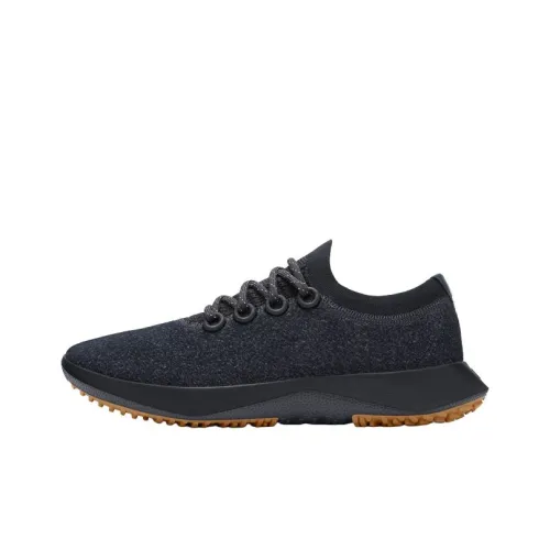 Allbirds Wool Dasher Беговые кроссовки Низкие Натуральный черный Хаки Основа Женские
