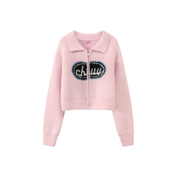 CHUU Светло-розовый Женский Трикотаж