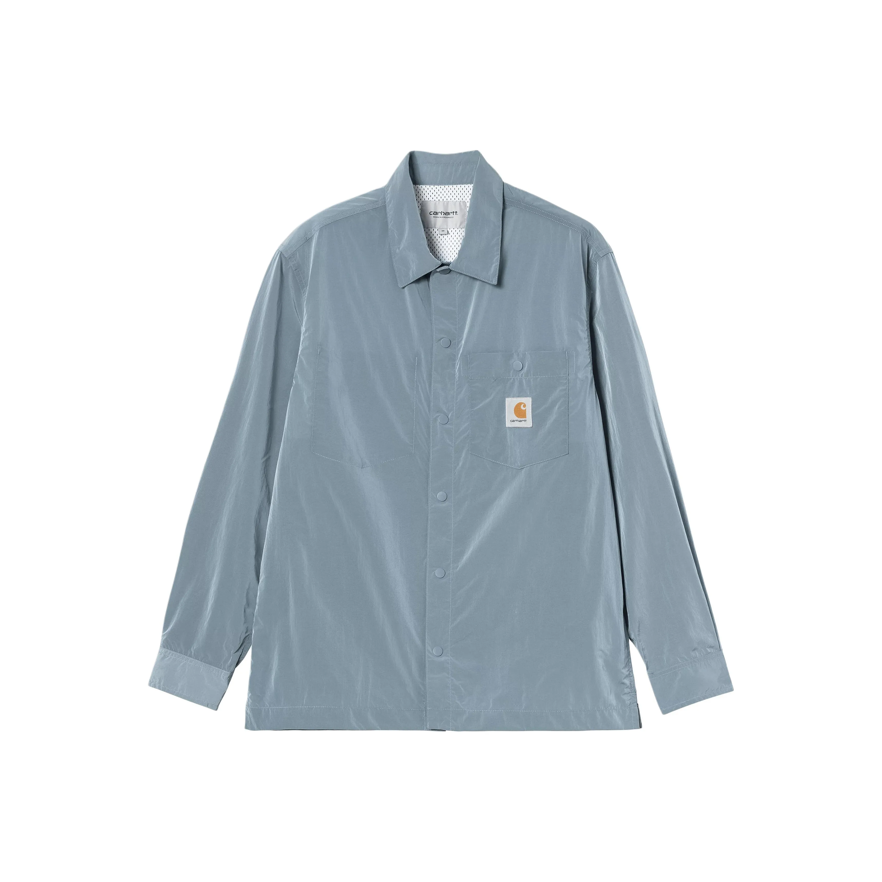 Carhartt WIP SS25 Canby Рубашка Jac Куртка Мужская Синие Серые