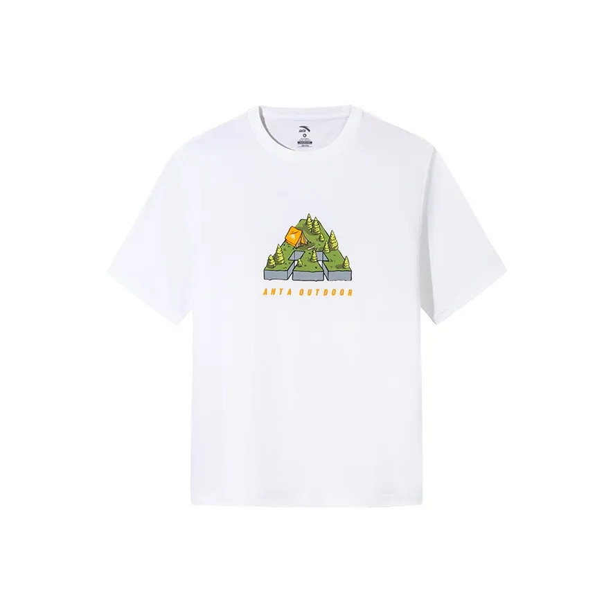 ANTA Outdoor Collection T Shirts Men White