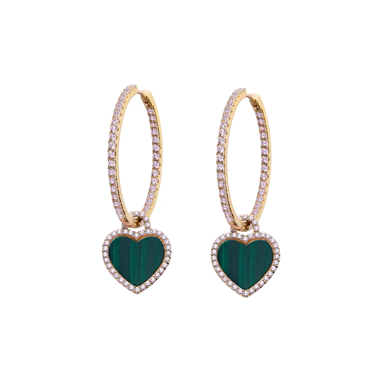 BLACK BY BLUE BRAVE 4B Серьги из латуни с покрытием 18K золота женские