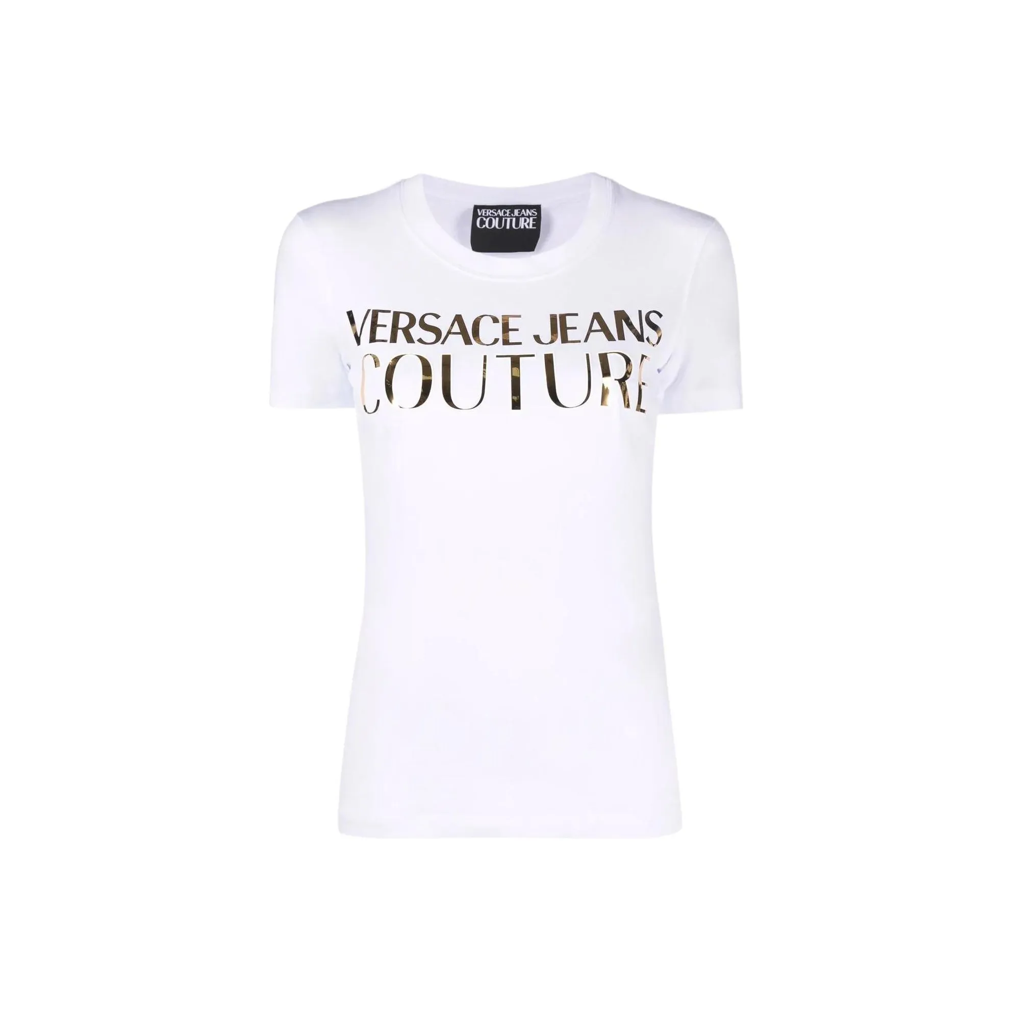 VERSACE JEANS COUTURE Logo Printed Crewneck T-Shirt