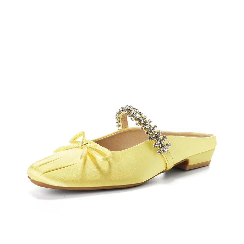 City Camel Резиновая подошва противоскользящие домашние тапочки женские желтые