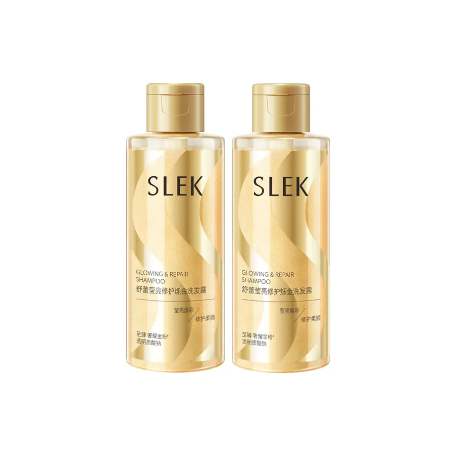 Slek Сияние Золото Масло для волос Шампунь Восстанавливающий уход за волосами Увлажняющий уход за волосами Чистка Сандаловое дерево Мускус Яблоко Жасмин Цитрус