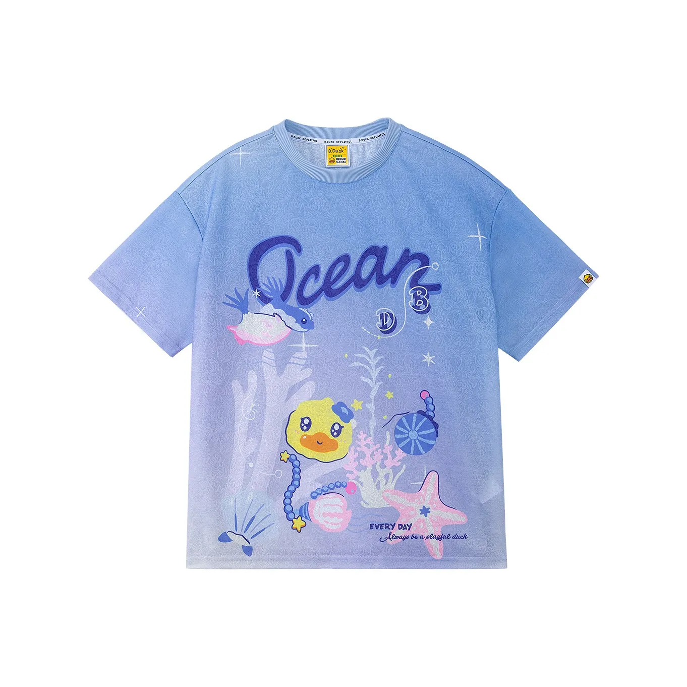 B.Duck T-Shirt Женская Синий Фиолетовый