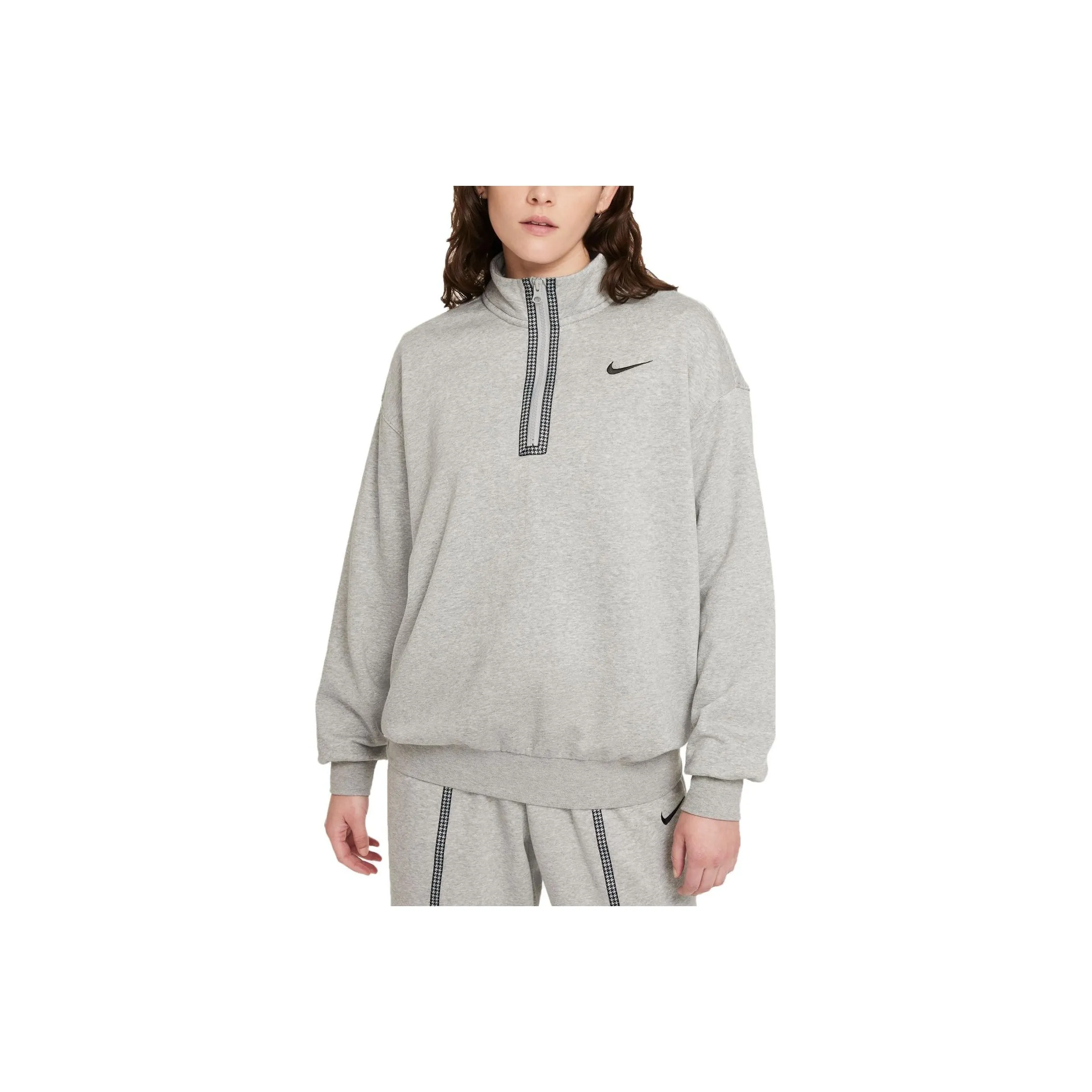 Nike Sweatshirts Women's Toned Dark Gray/Base Gray/Black
