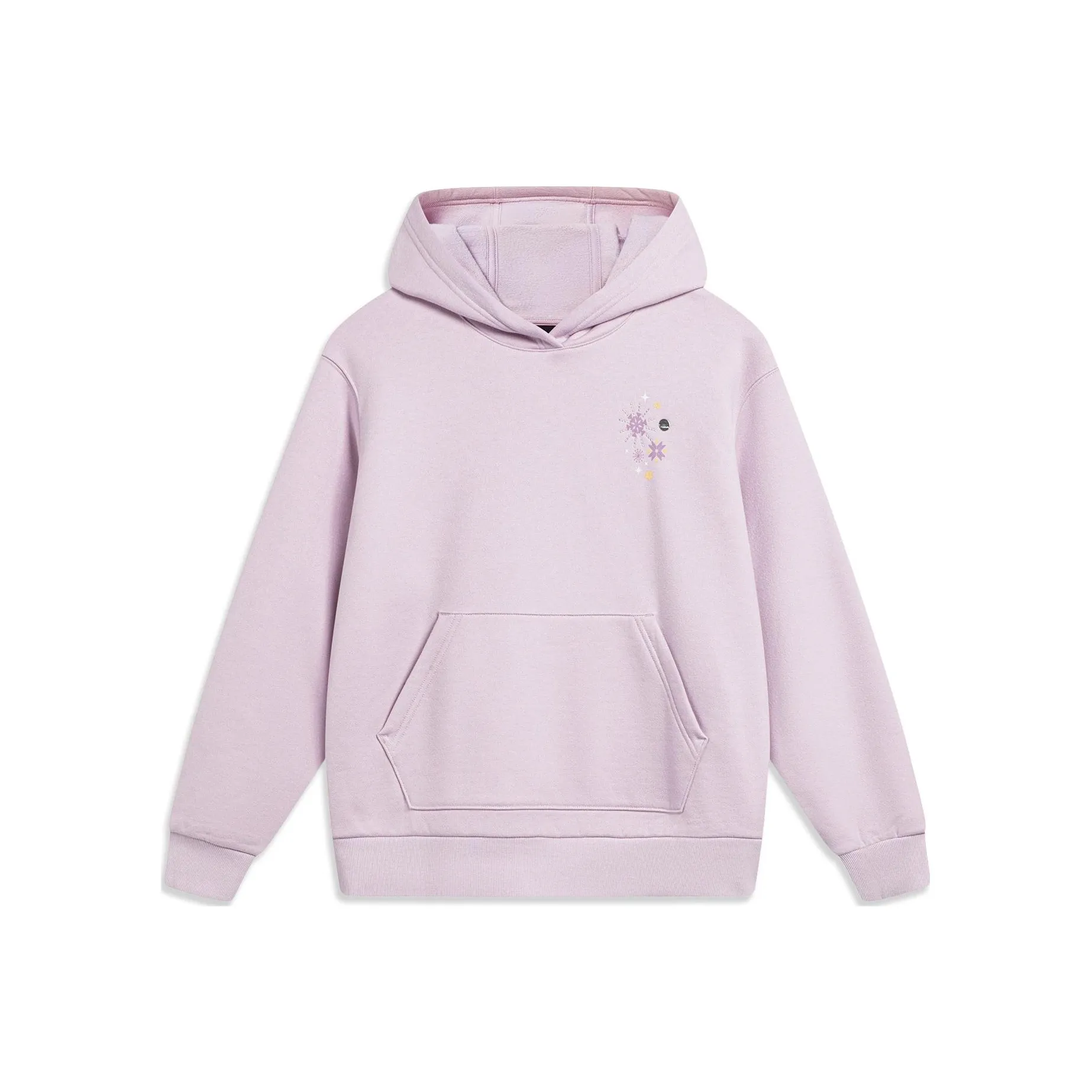 LINING Sports Trend Series Толстовка Женская Лотосовый корень Пудра Фиолетовая