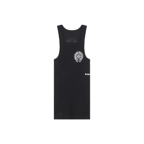 Chrome Hearts Черные Унисекс Майки