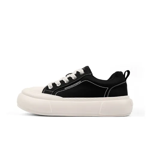 Mo Xu Кроссовки для скейтбординга Low Top Черные Унисекс
