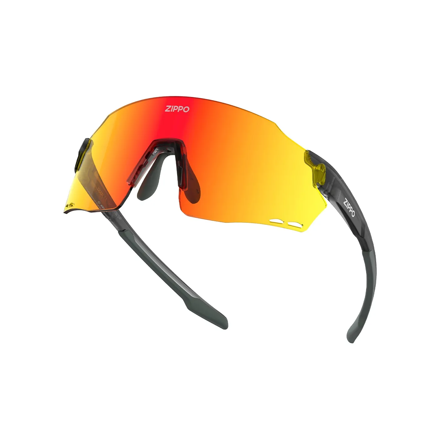 ZIPPO TR90 Нерегулярная форма Солнцезащитные очки Унисекс Океанический Ночной черный