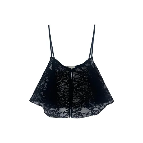 Fleur Du Mal Черные Женские Камисоли