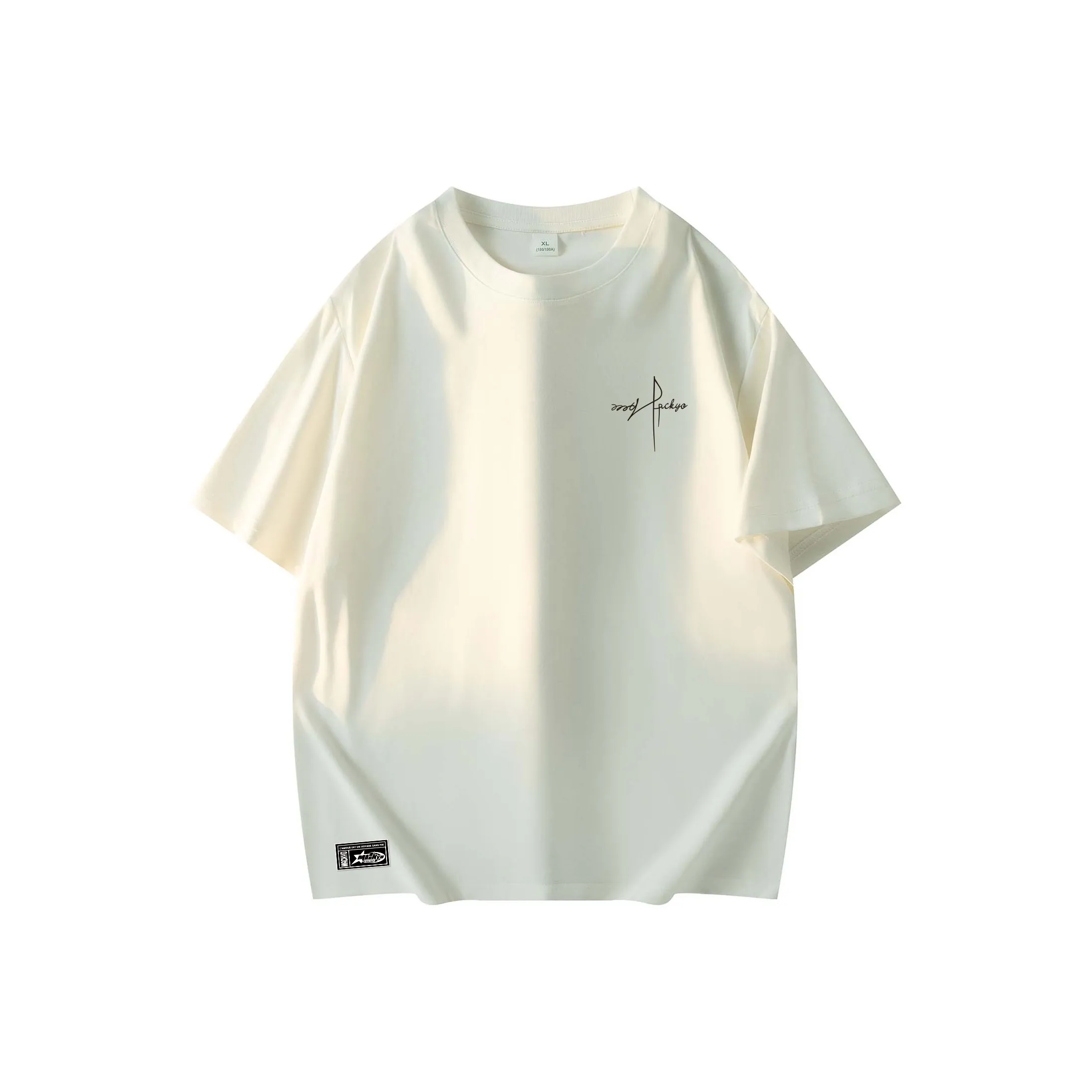 Mackyo Модный AF Минималистский стиль Креативный Индивидуальный Continuous Фирменный Бренд T Рубашка Унисекс