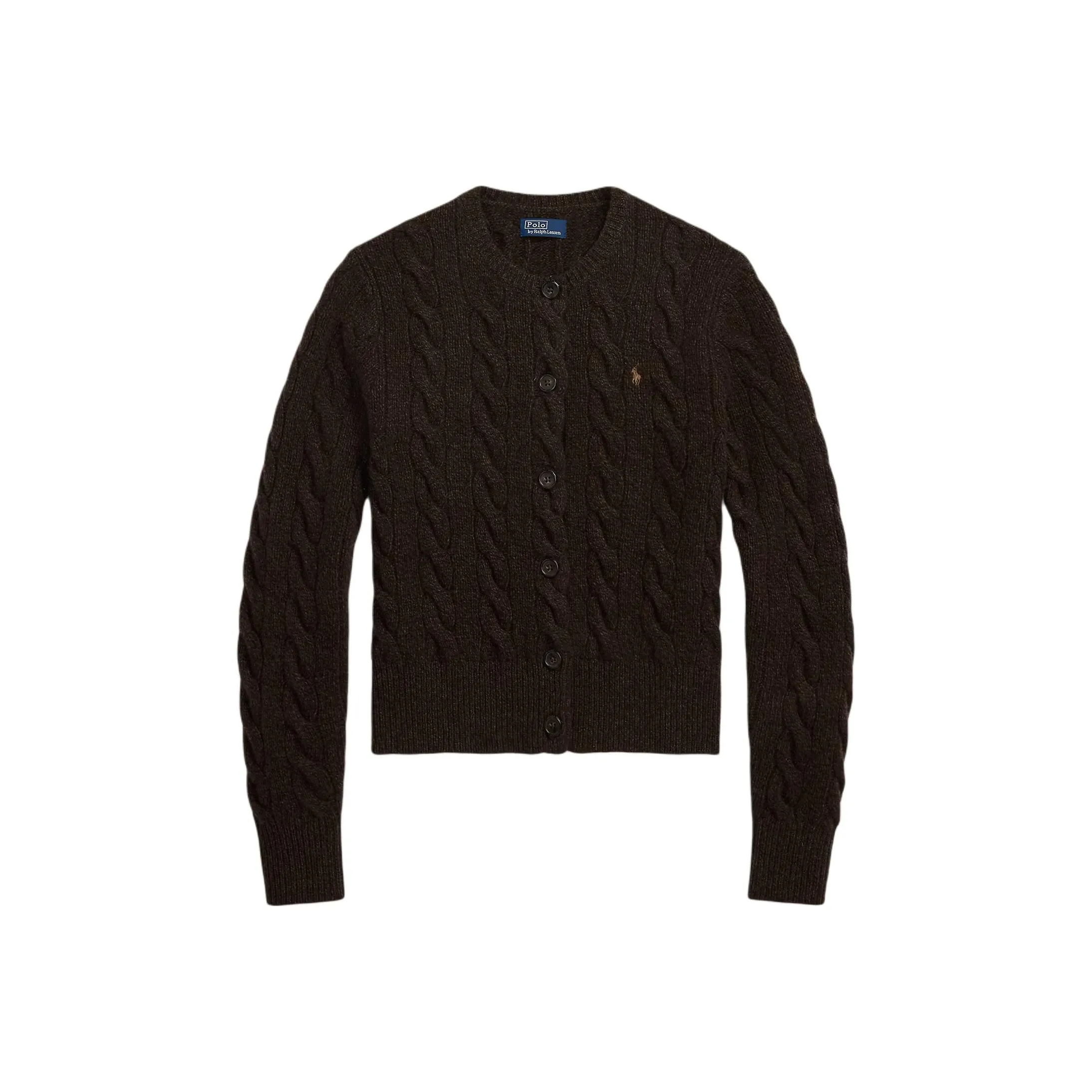Polo Ralph Lauren Pony Embroidered Cable Knit Cardigan