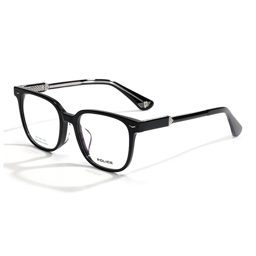 Police Пластиковая оправа Квадратные оправы для очков Унисекс Зеленый