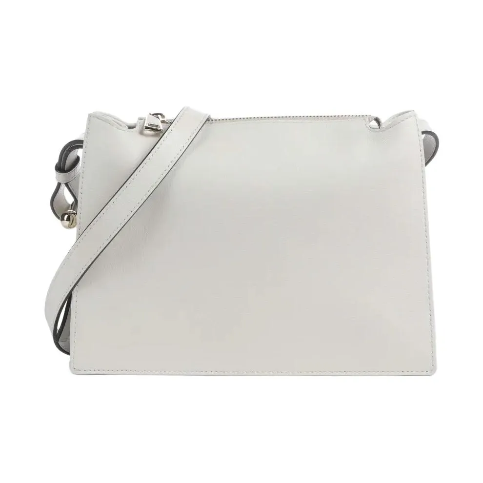 Furla GRAIN LEATHER Сумка через плечо Маленькая Женская Хлопковая Конфетная Белая