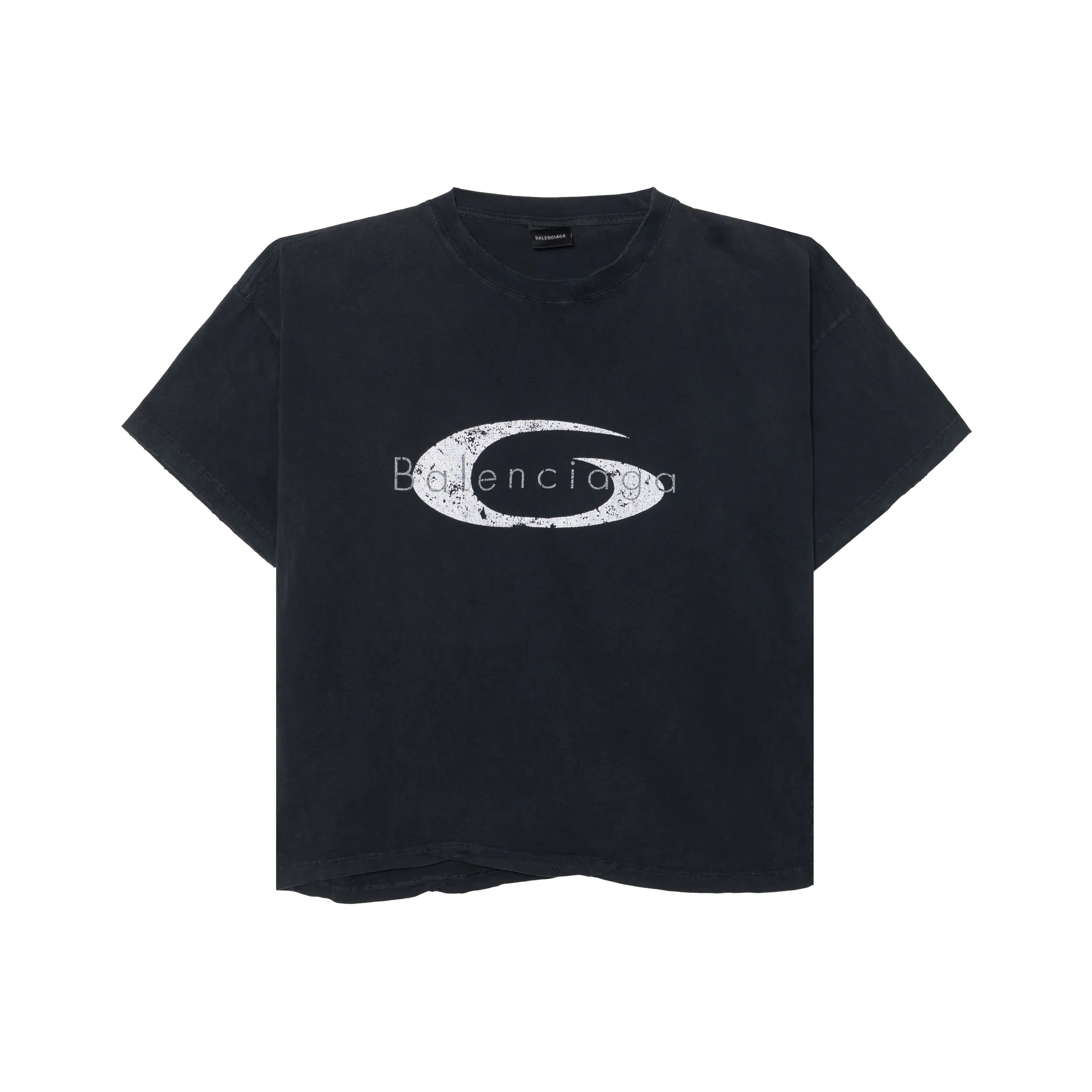Balenciaga SS25 T-Shirt Мужской Черный