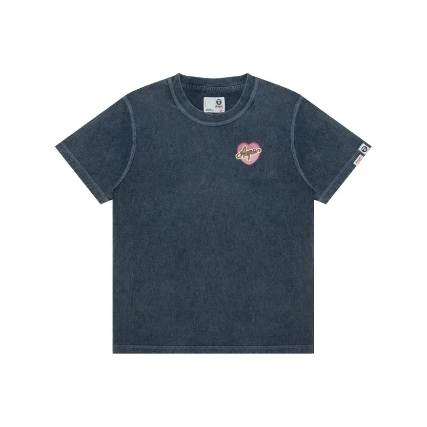 Aape SS25 T Рубашка Женская Темно-синяя