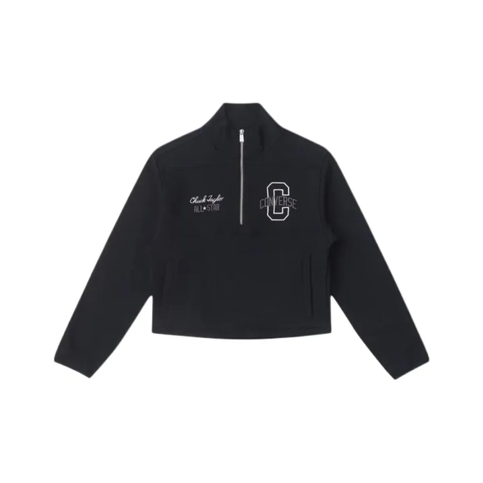 Конверс Свитшот Женский Черный