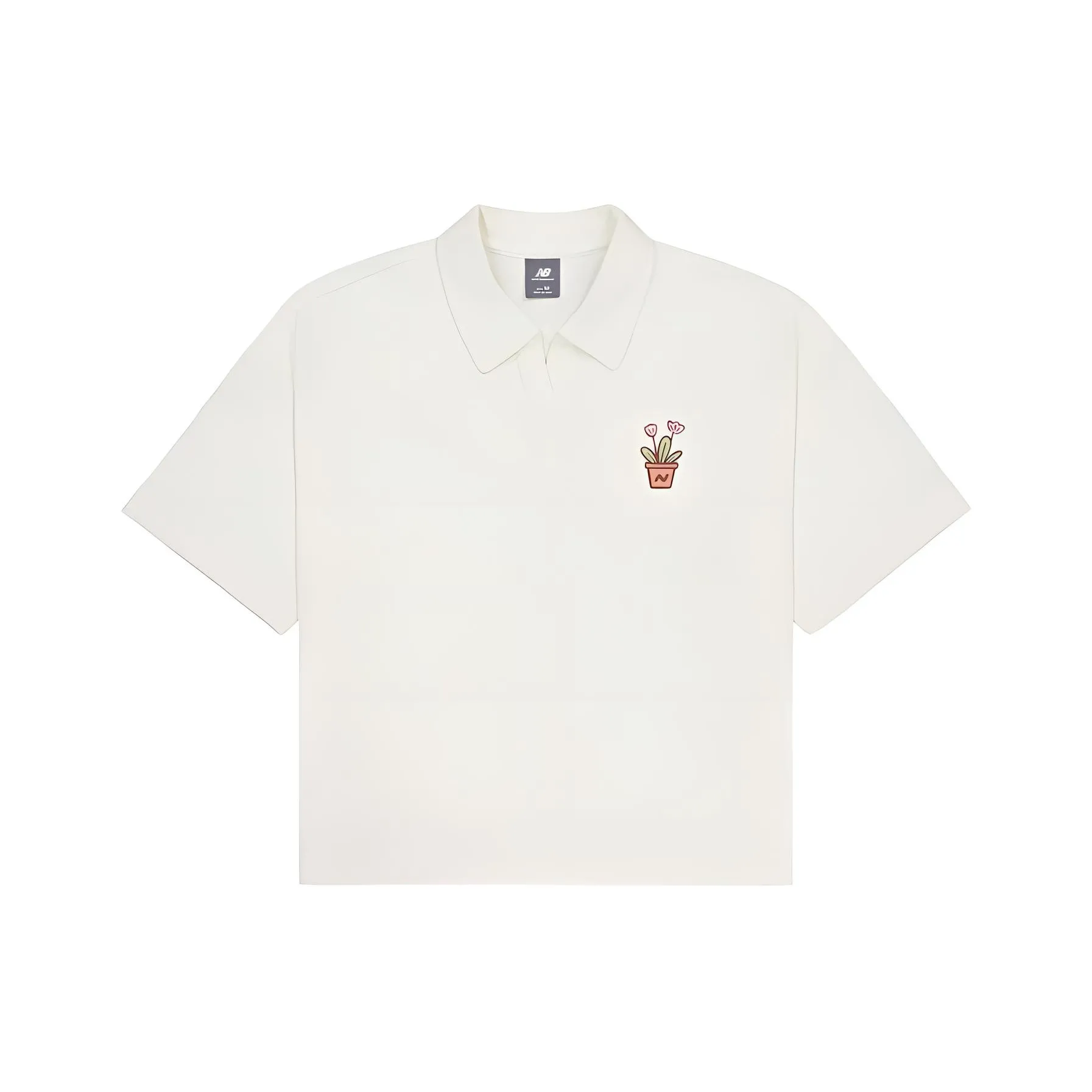 New Balance Heartfelt Living Polo Shirt Women's White