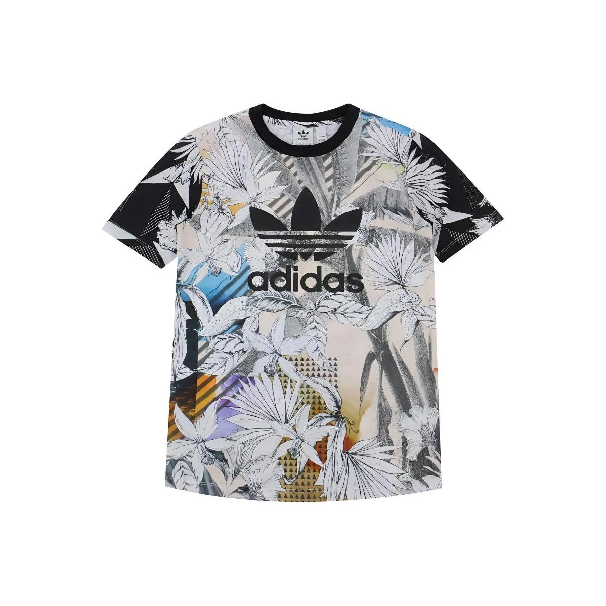Adidas Originals T-Shirt Женская с принтом по всей поверхности