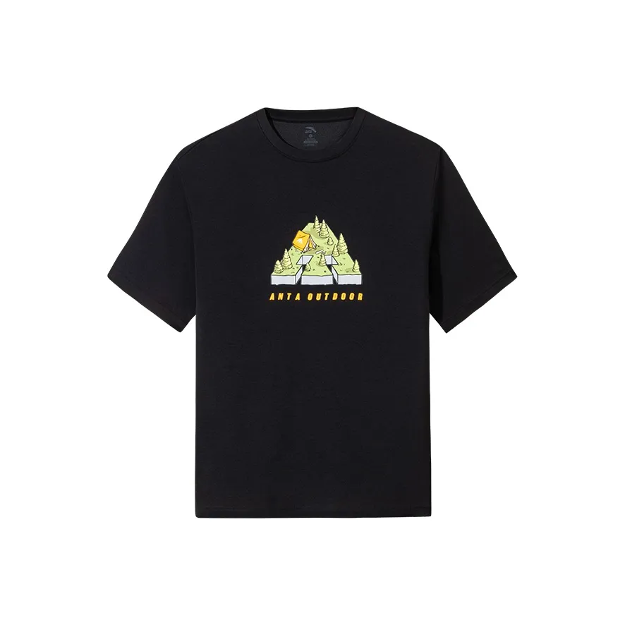 ANTA Outdoor Collection Т-Рубашка Мужская Основной Черный